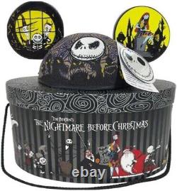 Disney LE Nightmare Before Christmas Mickey Mouse Ears Hat 1250 Light Up