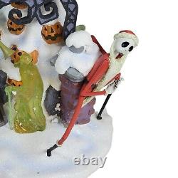 Disney Light Up Nightmare Before Christmas Sandy Claus Graveyard Halloween READ