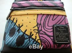 Disney Loungefly 2018 Nightmare Before Christmas Sally Patchwork Mini Backpack