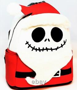 Disney Loungefly Mini Backpack NIGHTMARE BEFORE CHRISTMAS Jack Skellington Santa