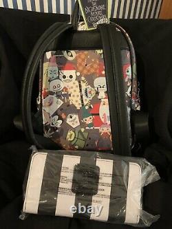 Disney Loungefly Nightmare Before Christmas 25th Anv. Mini Backpack & Wallet