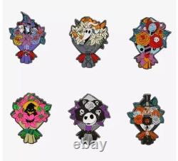 Disney Loungefly Nightmare Before Christmas BOUQUET Pin COMPLETE Set NEW w Boxes