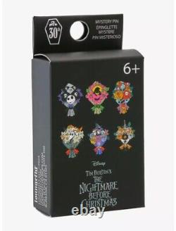 Disney Loungefly Nightmare Before Christmas BOUQUET Pin COMPLETE Set NEW w Boxes