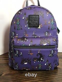 Disney Loungefly Nightmare Before Christmas Halloween Town Mini Backpack/ Wallet