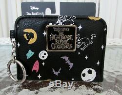 Disney Loungefly Nightmare Before Christmas Mini Backpack & Wallet NWT