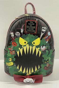 Disney Loungefly Nightmare Before Christmas Wreath Mini Backpack NEW IN HAND