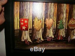 Disney NBC Nightmare Before Christmas Holiday Tree Doors Framed Pin Set ZERO