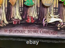 Disney NBC Nightmare Before Christmas Tree Doors 8 Pin Set With Zero LE 250 RARE