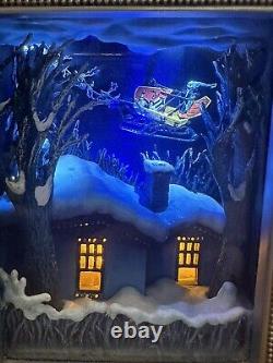 Disney NIGHTMARE BEFORE CHRISTMAS SANTA JACK Gallery of Light Box OLSZEWSKI Read