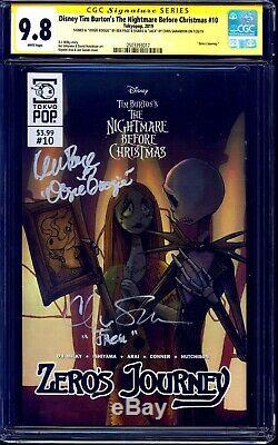 Disney Nightmare Before Christmas #10 CGC SS 9.8 signed x2 Sarandon JACK OOGIE