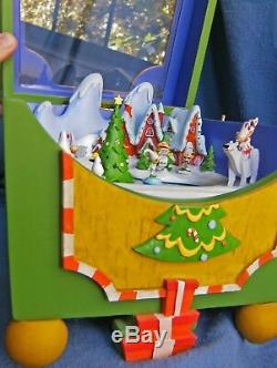 Disney Nightmare Before Christmas CHRISTMASTOWN ANIMATED MUSIC BOX LE 1500 NIB