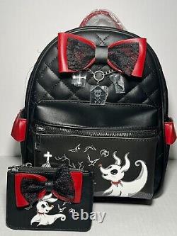 Disney Nightmare Before Christmas Chibi Zero Quilted Mini Backpack & Cardholder