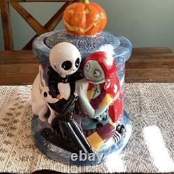 Disney Nightmare Before Christmas Cookie Jar RARE Jack and Sally