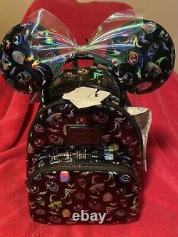 Disney Nightmare Before Christmas Holographic Loungefly Backpack & Headband
