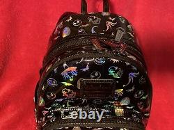 Disney Nightmare Before Christmas Holographic Loungefly Backpack & Headband