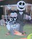 Disney Nightmare Before Christmas Inflatable Jack Skellington & Scary Teddy 5ft