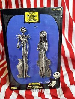 Disney Nightmare Before Christmas Jack & Sally Solid Pewter Candlestick Holders
