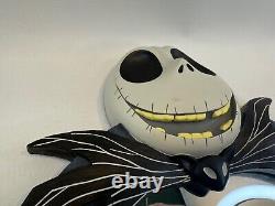 Disney Nightmare Before Christmas Jack Skellington 16 Oval Wall Mirror EUC