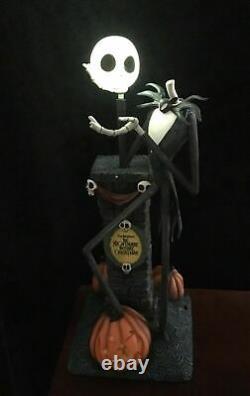 Disney Nightmare Before Christmas Jack Skellington Large Light-up Statue Figure