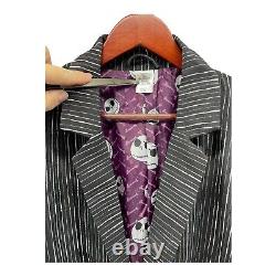 Disney Nightmare Before Christmas Jack Skellington Suit XL Jacket