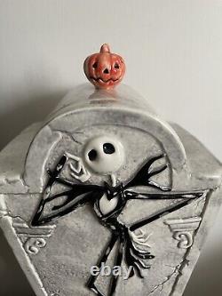 Disney Nightmare Before Christmas Jack Skellington Treasure Craft Cookie Jar Vtg