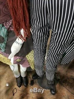 Disney Nightmare Before Christmas Jack Skellington and sally 5' Life Size Prop