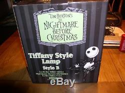 Disney Nightmare Before Christmas Jack Tiffany Style Lamp