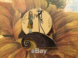 Disney Nightmare Before Christmas Jack and Sally NBC Icon Moonscape Pin Le 250