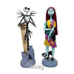 Disney Nightmare Before Christmas Jack and Sally Statues SET OF 2 Walgreens
