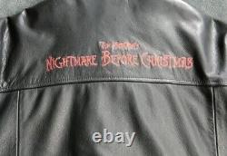 Disney Nightmare Before Christmas Leather Jacket XL Jack Skellington FREE SHIPPI