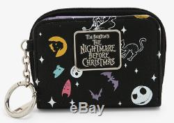 Disney Nightmare Before Christmas Mini Loungefly Jack Zero Backpack Bag & Wallet