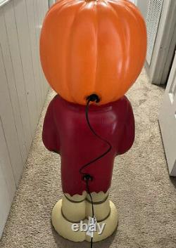 Disney Nightmare Before Christmas NBC Pumpkin King BLOW MOLD 36 Inches Tall