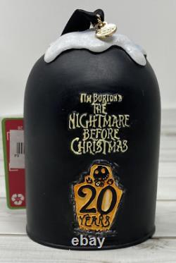 Disney Nightmare Before Christmas Ornament 20th Anniversary NWT Halloween Jack