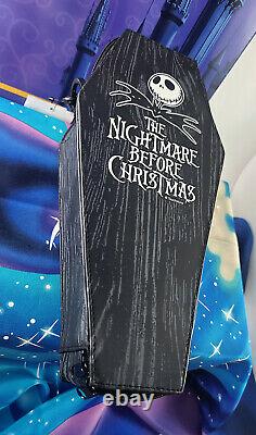 Disney Nightmare Before Christmas Pin Bag Holder Display Jack Skellington Coffin