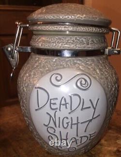Disney Nightmare Before Christmas SALLY Jar Deadly Nightshade Canister Decanter