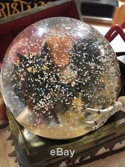 Disney Nightmare Before Christmas SANTA JACK SLEIGH Snow Globe Disney Store