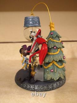 Disney Nightmare Before Christmas Santa Jack with Hanging Snow Globe Ornament