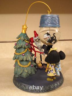 Disney Nightmare Before Christmas Santa Jack with Hanging Snow Globe Ornament