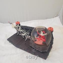 Disney Nightmare Before Christmas Snow Globe Jacks Sleigh