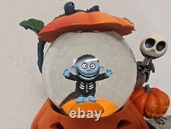 Disney Nightmare Before Christmas Snowglobe Jack Sally Lock Shock Barrel Zero