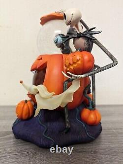 Disney Nightmare Before Christmas Snowglobe Jack Sally Lock Shock Barrel Zero