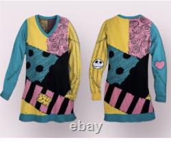 Disney Nightmare Before Christmas Sweater Dress Sz X-Large Disney Sally Knit