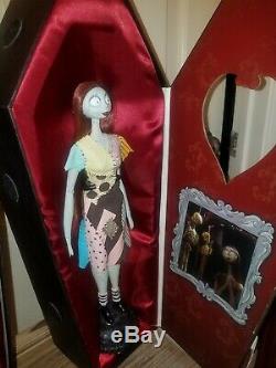 Disney Nightmare before Christmas Jack sally coffin Limited edition Doll set