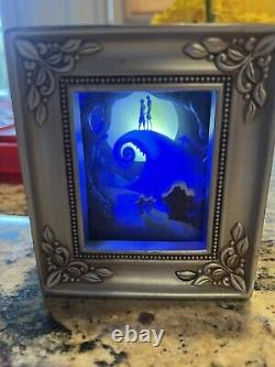 Disney Olszewski Gallery of Light Nightmare Before Christmas Jack Sally Embrace