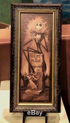 Disney Parks Haunted Mansion Nightmare Before Christmas Complete Frame Set New