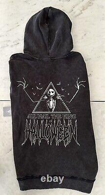 Disney Parks New Halloween 2024 JACK SKELLINGTON Graphic Hoodie Size XL