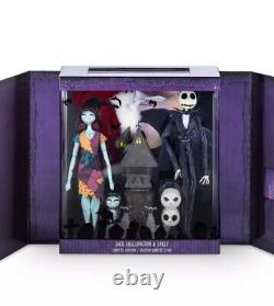 Disney Parks Nightmare Before Christmas 30th Anniversary Doll Le3700 Jack Sally