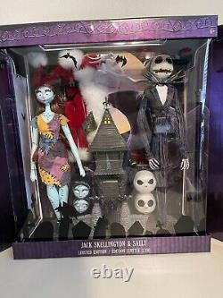 Disney Parks Nightmare Before Christmas 30th Anniversary Doll Le3700 Jack Sally