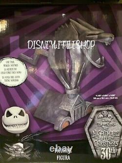 Disney Parks Nightmare Before Christmas 30th Cat Tail With Sounds Statue Figure