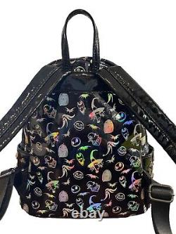 Disney Parks Nightmare Before Christmas Holographic Loungefly 2021 Mini Backpack